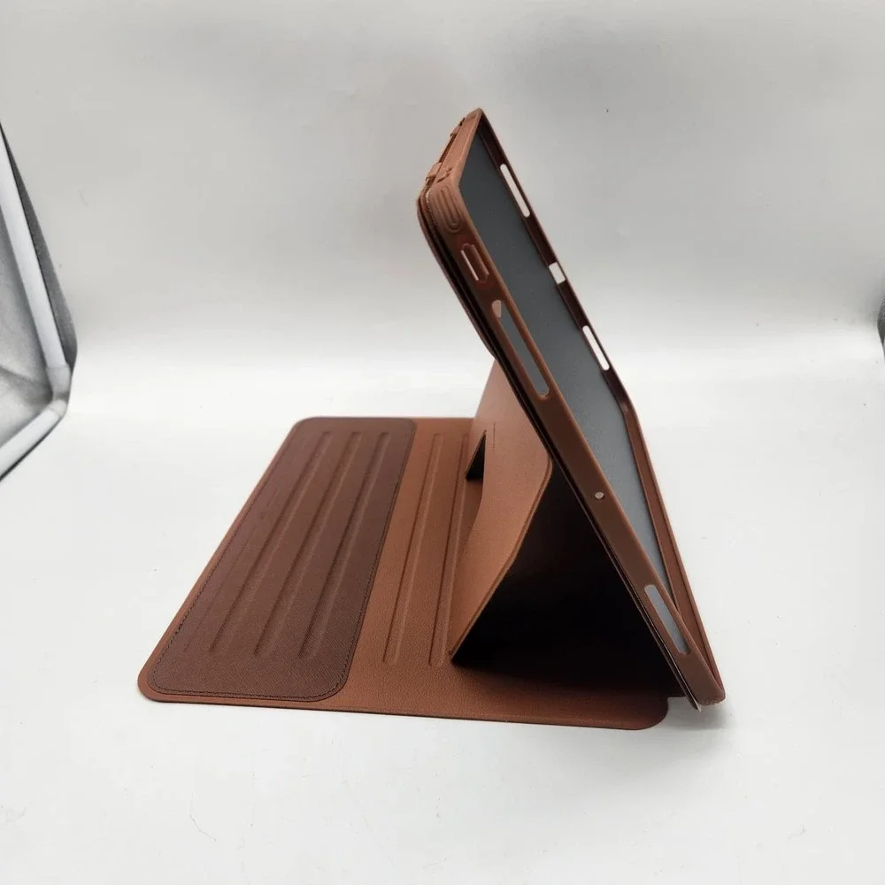 ESR iPad Pro 13 Case M5 M4 2025 2024 Magnetic Stand Pencil Holder Brown Leather